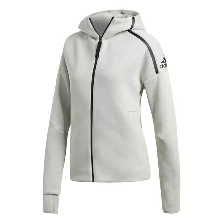Adidas W Z.N.E. Fast Release FZ Hoodie (ZNE HTR/ASH SILVER)