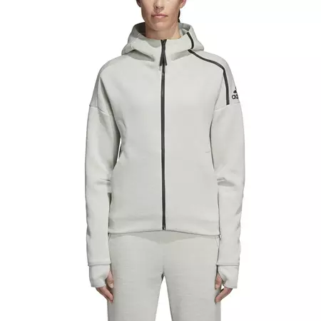 Adidas W Z.N.E. Fast Release FZ Hoodie (ZNE HTR/ASH SILVER)