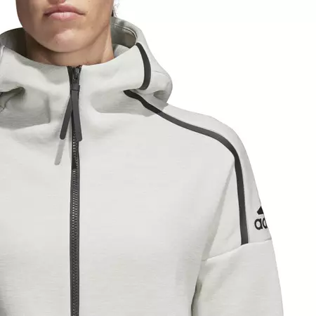 Adidas W Z.N.E. Fast Release FZ Hoodie (ZNE HTR/ASH SILVER)