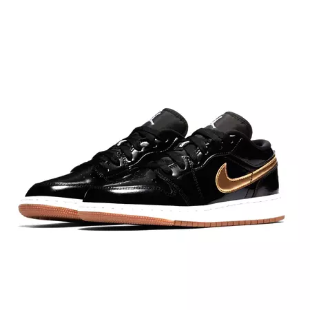 Air Jordan 1 Low (GS) "Shiny Gold"