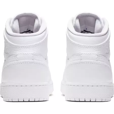Air Jordan 1 Mid (GS)  "Maxi White"