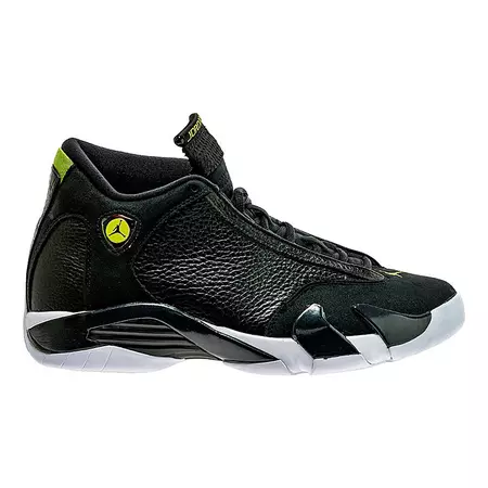 Air Jordan 14 Retro "Indiglo" (005/black/white/vivid green)