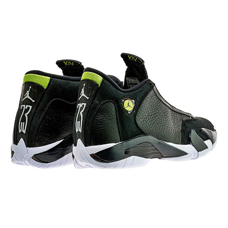 Air Jordan 14 Retro "Indiglo" (005/black/white/vivid green)