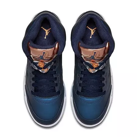 Air Jordan 5 Retro (GS) "Bronze" (obsidian/bronze)