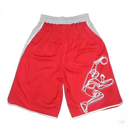 And 1 Short Bent (grey/red)