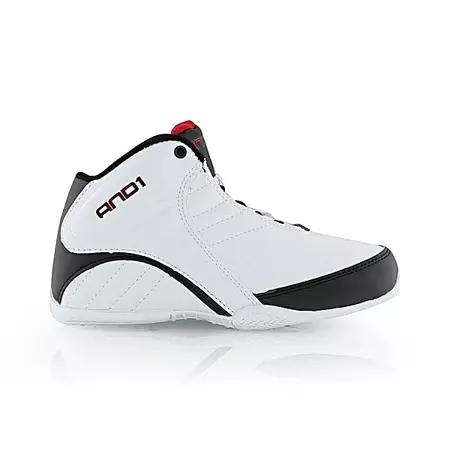 And1 Rocket 3.0 Mid Junior (blanco/negro/rojo)