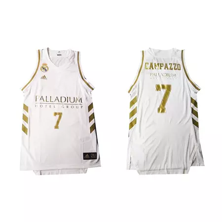 Camiseta Réplica Adulto CAMPAZZO #7# Real Madrid Basket