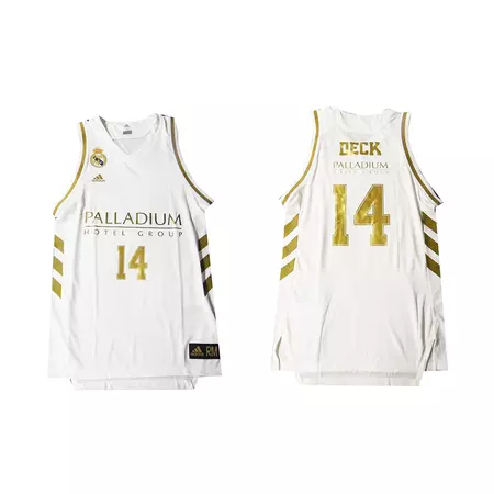 CAMISETA RÉPLICA DECK  #14#  REAL MADRID BASKET