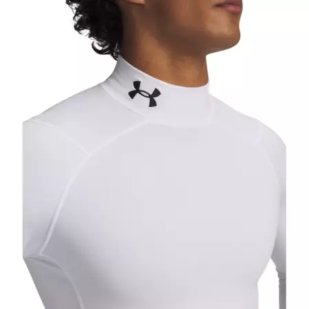UA ColdGear® Armour Compression "White" T-Shirt