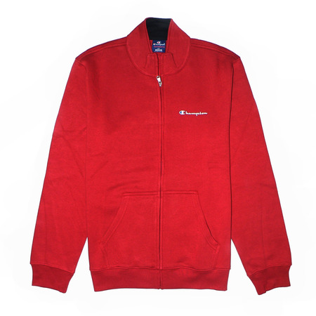 Champion Athletic Classic Full-Zip Sweatshirt (Carmine Red/Navy)