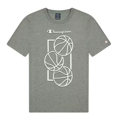 Champion Basketball Legacy Graphic Front Print Tee "Gray"