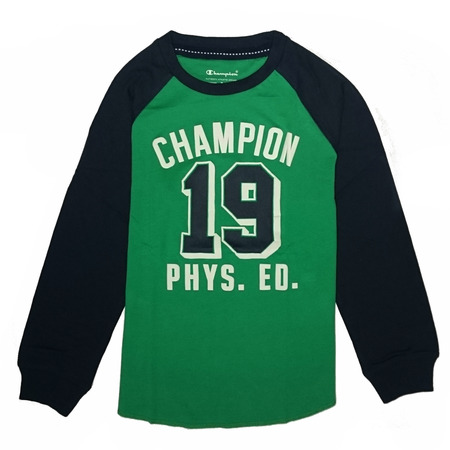 Champion Long Sleeve Crewneck T-Shirt Kids (green)