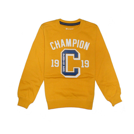 Champion Crewneck Atlhetic Sweatshirt 1919 Logo Kids (yellow)