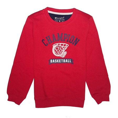 Champion Crewneck Atlhetic Sweatshirt  BB Logo Kids (red)