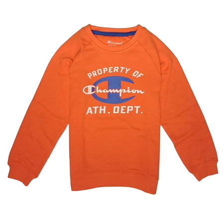 Champion Crewneck Atlhetic Sweatshirt Logo Kids (orange/white/royal)