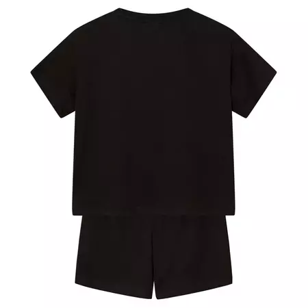 Champion Girls Legacy Cotton Idea Mix T-shirt and Short Set "Black"