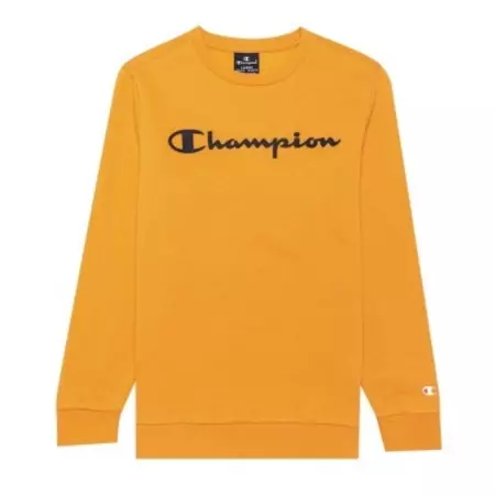 Champion Kids American Classic Fleece Sweat Crewneck "Burnt Yellow"
