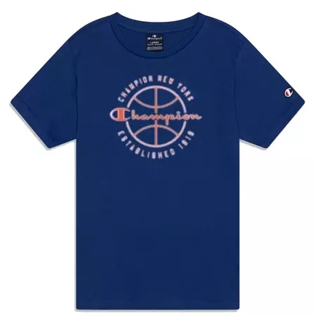 Champion Kids Modern Basketball Big Logo T-Shirt "Dark Blue"