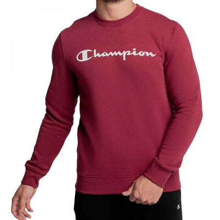 Champion Legacy Scrip Big Logo Crewneck Sweats "Garnet"