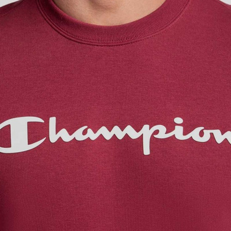 Champion Legacy Scrip Big Logo Crewneck Sweats "Garnet"