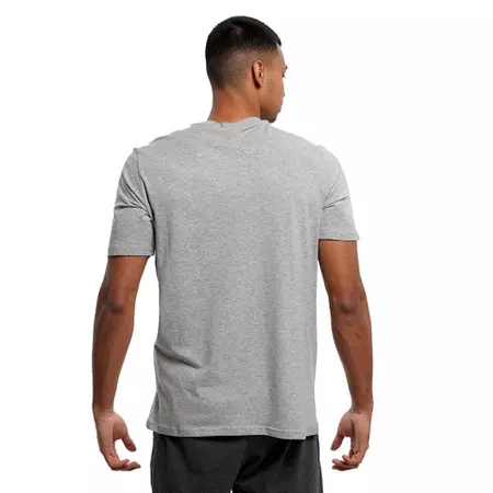 Champion Legacy Script Logo Crewneck Tee "Medium Grey"