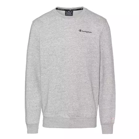 Champion Legacy Small Script Logo Crewneck Sweatshirt "Light Grey"