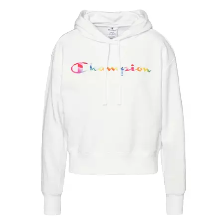 Champion Legacy Wm´s Script Colors Logo Hoodie "White"