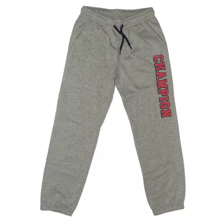 Champion Athletic Logo Cuff Kids Pants (grey/red/navy)