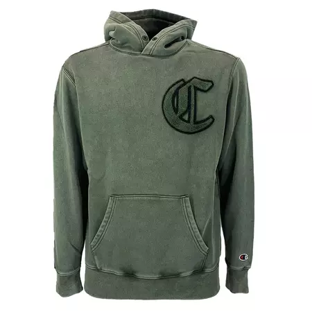 Champion Rochester Garment-Dyed Heavy Fleece Hoodie "Olive Green"