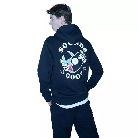 Champion Rochester Graphic Gallery Fleece Hoodie "Black"