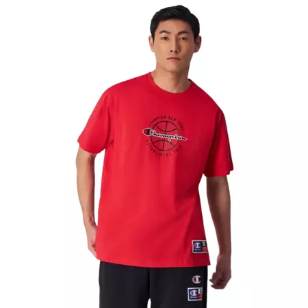 Champion Sport Lifestyle Basketball Stretch Cotton T-Shirt "Red"