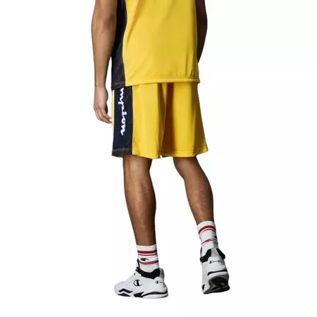 Champion Sport Lifestyle Basketball USA Logo Mesh Shorts "Buttercup Yellow"