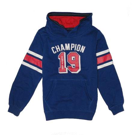 Champion Hooded Atlhetic Sweatshirt 1919 Logo Kids (blue)