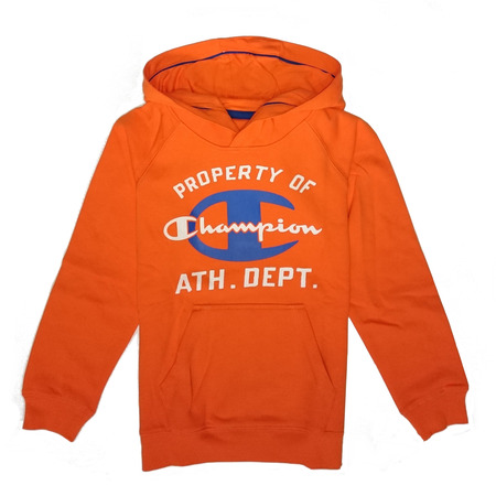 Champion Hooded Atlhetic Sweatshirt Logo Kids (orange)