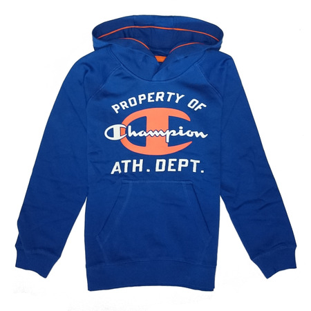 Champion Hooded Atlhetic Sweatshirt Logo Kids (royal)