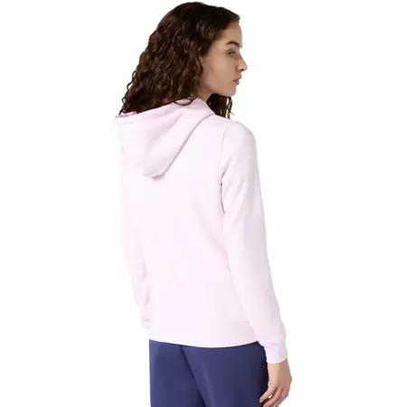 Champion Women's Fleece Hooded Sweatshirt Script Logo "Pink"