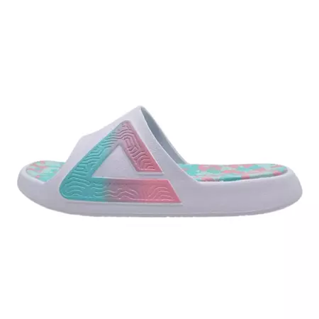 Peak Taichi Slippers "White Turquoise"