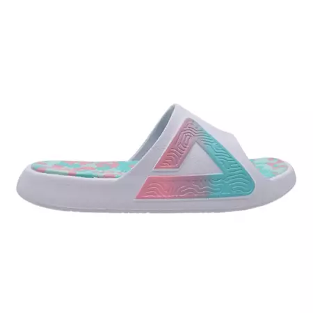 Peak Taichi Slippers "White Turquoise"
