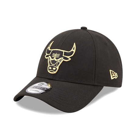 Chicago Bulls Gold Logo Negro 9Forty Cap
