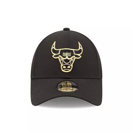 Chicago Bulls Gold Logo Negro 9Forty Cap