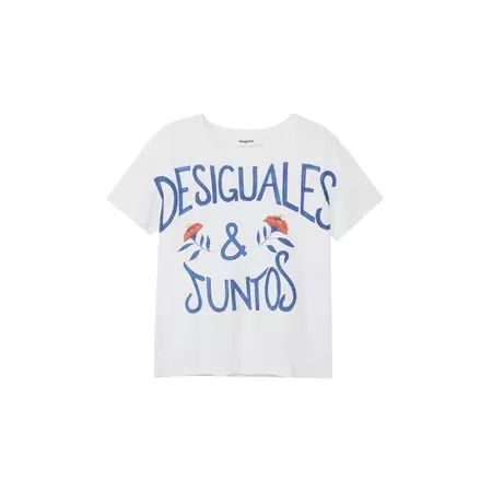 Desigual Desiguales y Juntos - Flowers T-Shirt