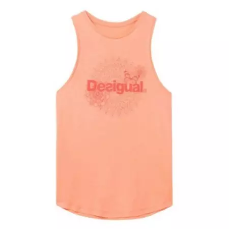 Desigual Essential Cream Tank Co T-Shirt