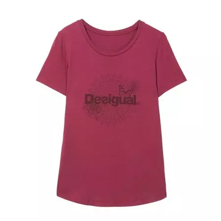 Desigual Essentials Maroon Tank CO T-Shirt
