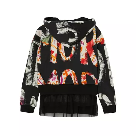 Desigual Girls Hooded Sweatshirt Amore