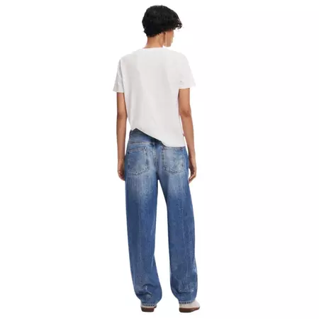 Desigual shiny t-shirt "White"