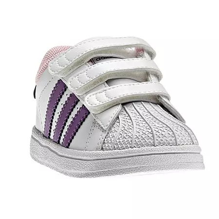 Adidas Superstar 2 CF Inf (white/purple/pink)(20-27)