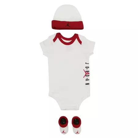 Jordan 3 Infants Hat/ Bodysuit /Bootie Set 3pc (001)