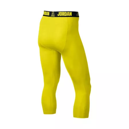 Jordan AJ All Season Compression Three-Quarter (358/electrolime/black)