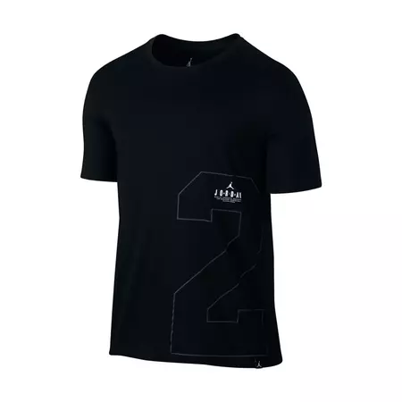 Jordan Camiseta Front 2 Back (010/black/white)