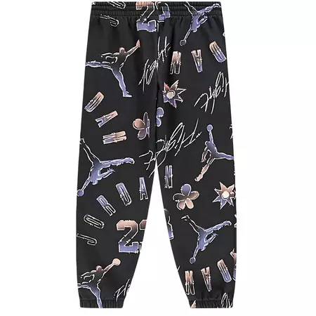 Jordan Girls JDG 23 Throwback SS Fleece Joggers "Black"